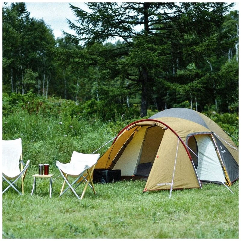 Snow Peak Amenity Dome M Tent (Golden Brown) | Sportpursuit.com