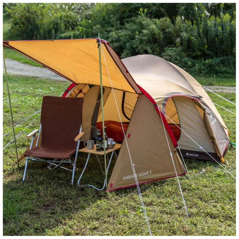 Snow Peak Amenity Dome S Tent (Brown) | Sportpursuit.com