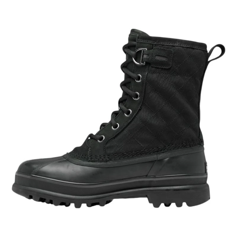 Sorel Mens Caribou Royal Snow Boots (Black/Black) | Sportpursuit.com