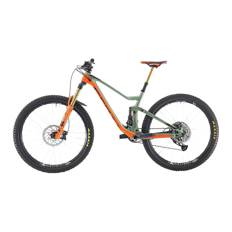 Scott Genius 30 Carbone GX Full Suspension Mountain Bike (Green/Orange