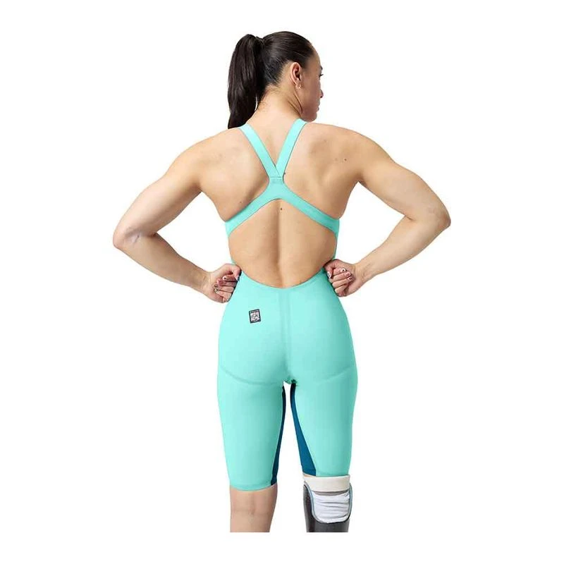 Speedo Womens Fastskin LZR Pure Valor 2.0 Swimwear (Blue/Green) | Spor