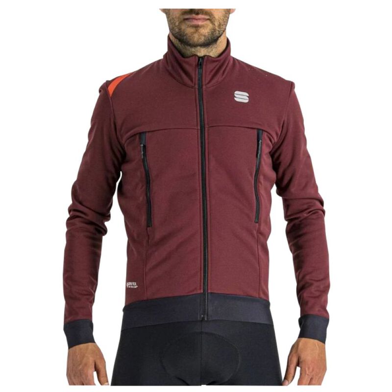 Rapha Mens Pro Team Insulated Jacket (Red/Dark Red) | Sportpursuit.com