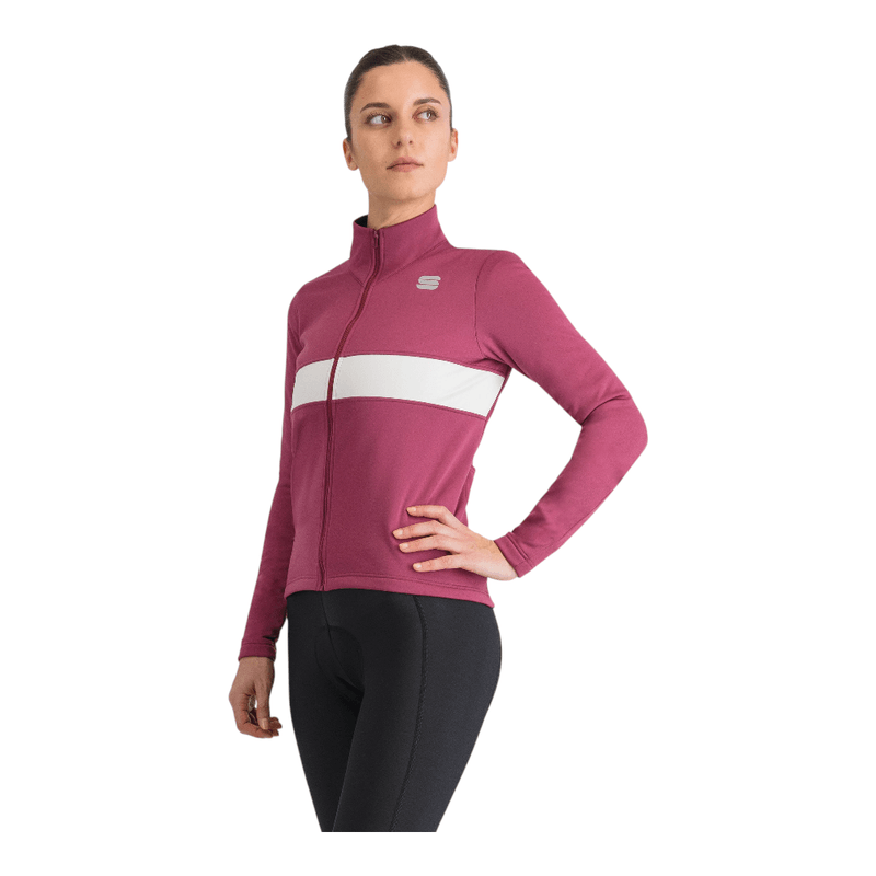Castelli Womens Perfetto Ros Long Sleeve Jacket (Brilliant Pink) | Spo