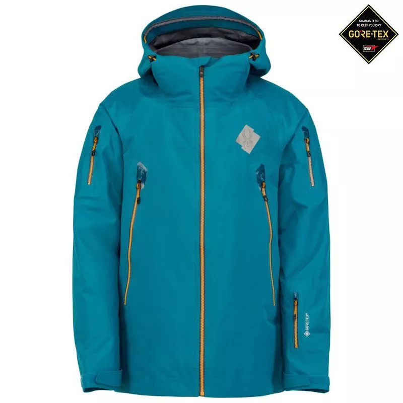 Spyder Mens Eiger GTX Jacket (Turquoise/Aqua) | Sportpursuit.com