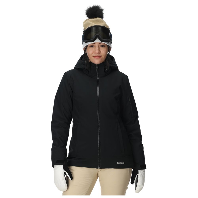 Spyder Women's Endure Full Zip Mid-Weight Stryke Giacca Donna, Giubbotto (White,Large