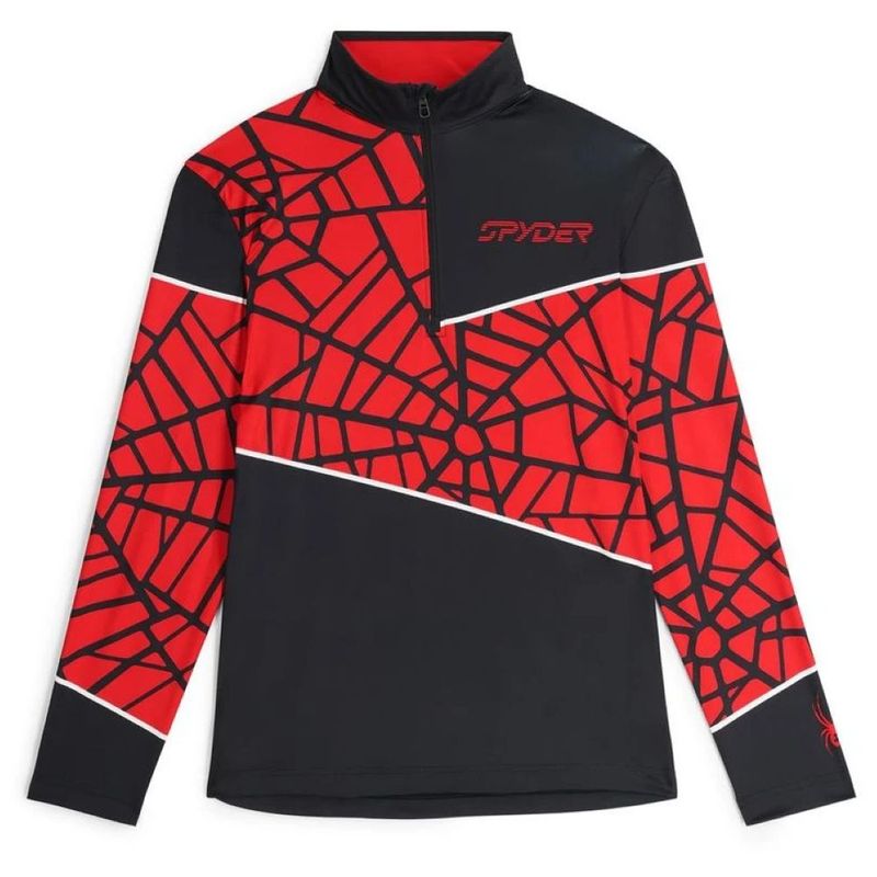 Spyder Uomo Constant Full Zip Fleece Jacket, Black, XL