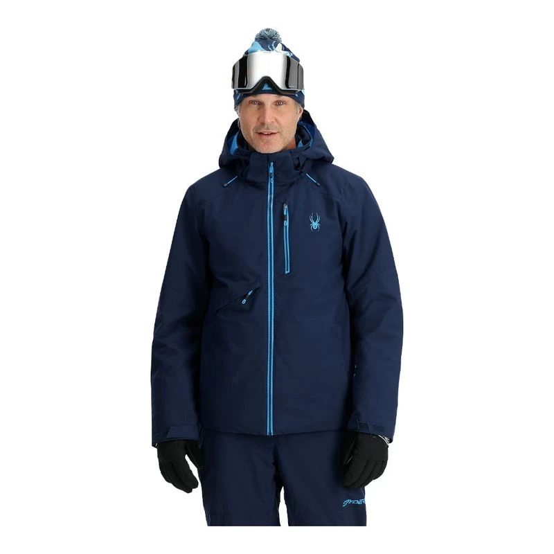Veste Coupe-vent Homme Spyderpunk Brodée Légère – Polaire Softshell Déperlante S-2X