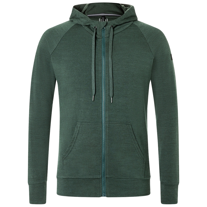 Felpa Con Cappuccio Uomo Element Halo – Verde Trekking, Taglia M, 280g/m², Cotone Riciclato