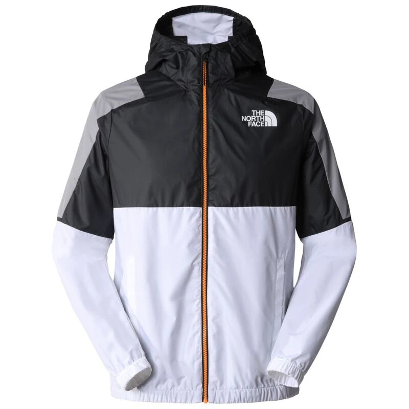 The North Face Mens Mountain Athletics Jacket (TNF White/Asphalt Grey/