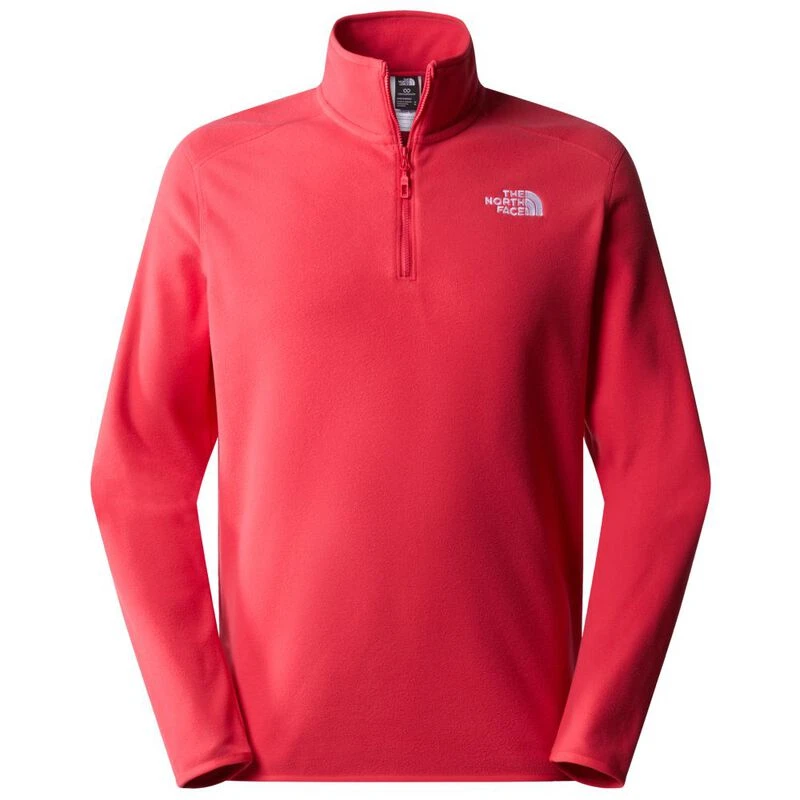 【美品】　THE NORTH FACE 100 The North Face Mens 100 Glacier 1/4 Zip Pullover (Clay Red) | Sportpur