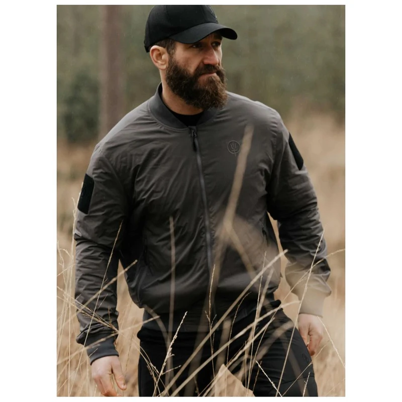 ThruDark Mens Wraith Bomber Insulated Jacket (Raven Grey) | Sportpursu
