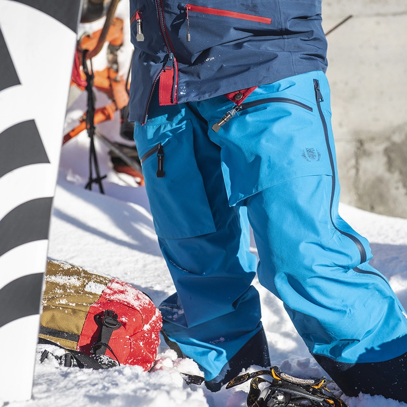 UNTRAKT Mens Obsidian 3 Layer Ski Trousers (Blue/Navy) | Sportpursuit.