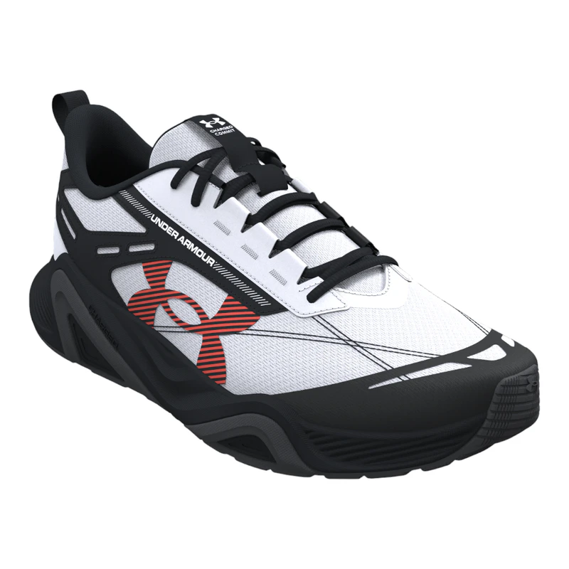Under Armour Charged Commit TR 5 Shoes Mens Sz 10.5 White/Red Training Sneakers UA Charged Commit TR 5 Men main image 4