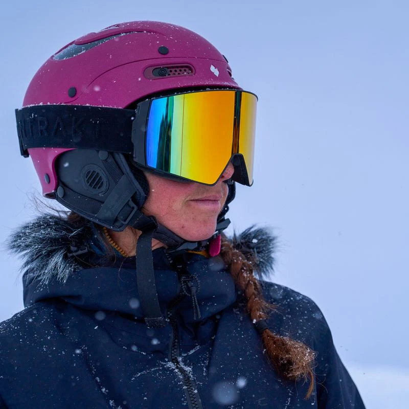 Untrakt Arkose Ski & Snowboarding Goggles (Black/Igneous Red) | Sportp