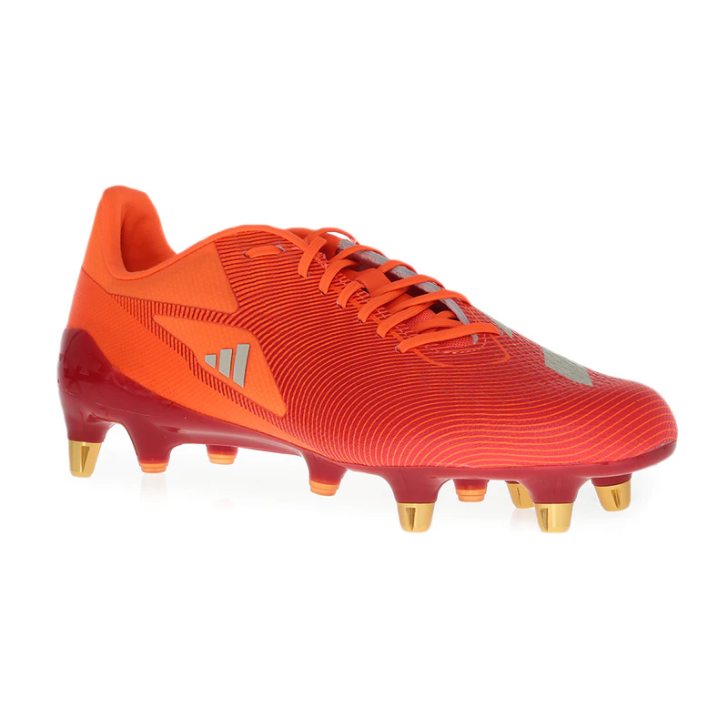 Adidas Adizero RS15 Pro Promo SG Rugby Boots (Red) | Sportpursuit.com