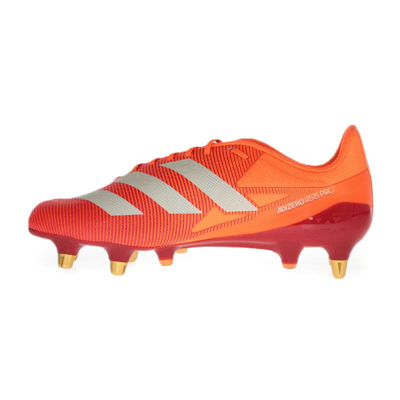 Adidas Adizero RS15 Pro Promo SG Rugby Boots (Red) | Sportpursuit.com