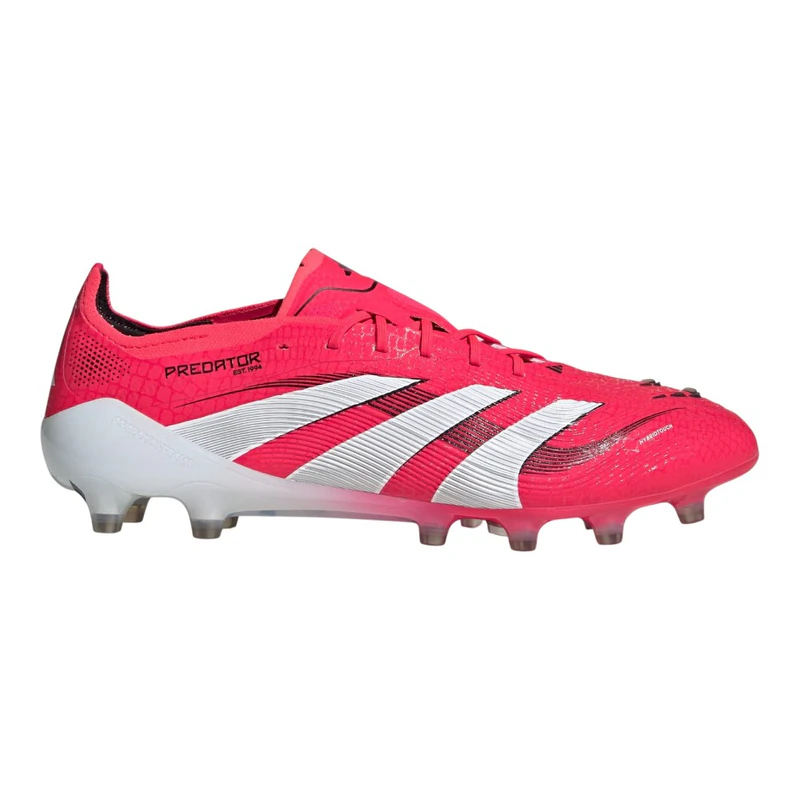 Adidas Botas de fútbol para césped artificial Predator Elite AG (Rojo)