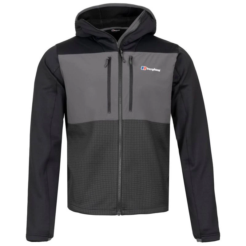 Berghaus Mens Sidley Napoleon Jacket (Black/Grey) | Sportpursuit.com