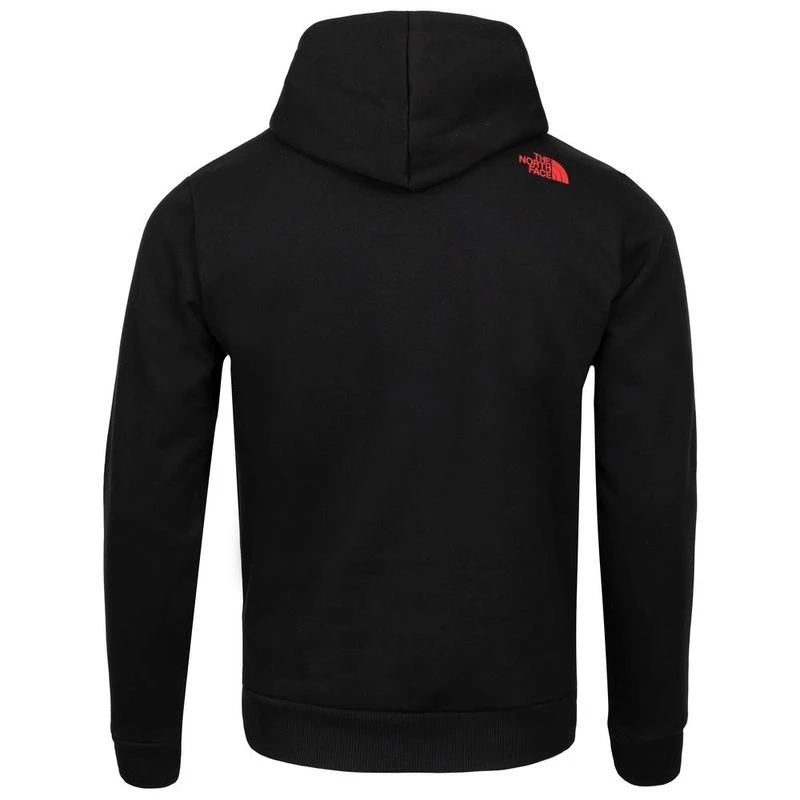 The North Face Mens Small Box Hoody (TNF Black/TNF Red) | Sportpursuit