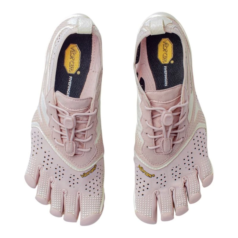 Vibram Fivefingers Womens V-Run Running Shoes (Pink) | Sportpursuit.co
