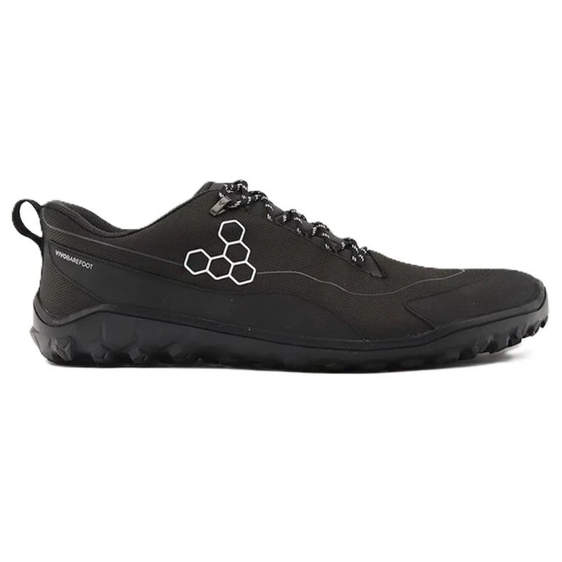 VIVOBAREFOOT Mens Tracker Textile FG2 Hiking Shoes (Black) | Sportpurs