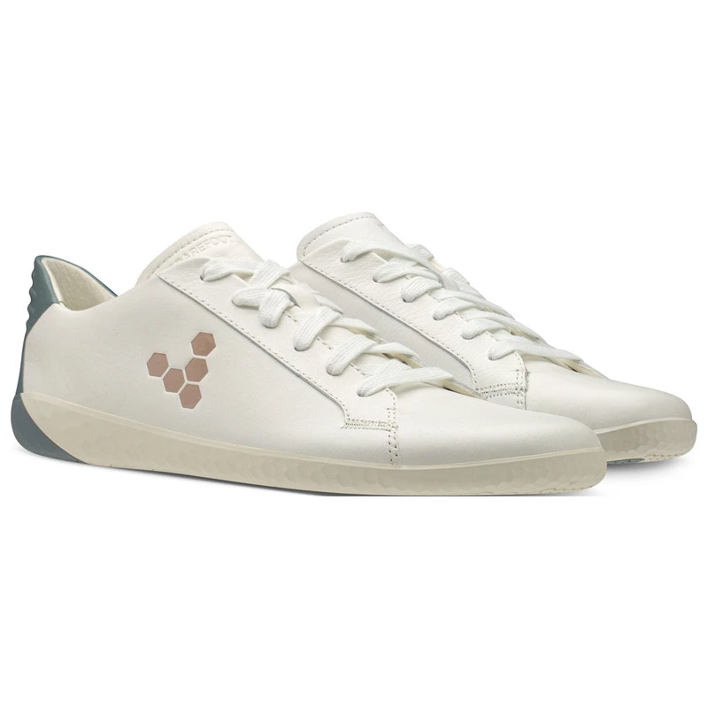 Court Shoes Vivobarefoot Geo Court Womens Vivobarefoot Womens Geo Court Shoes (White/Blue/Pink)