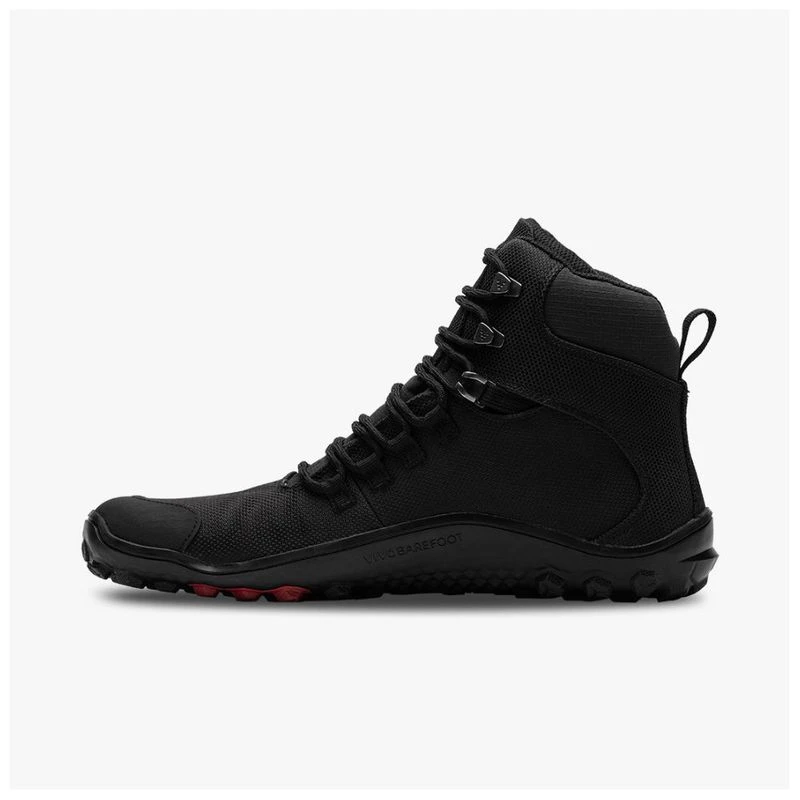 Vivobarefoot Mens Tracker Textile Hiking Boots (Black) | Sportpursuit.