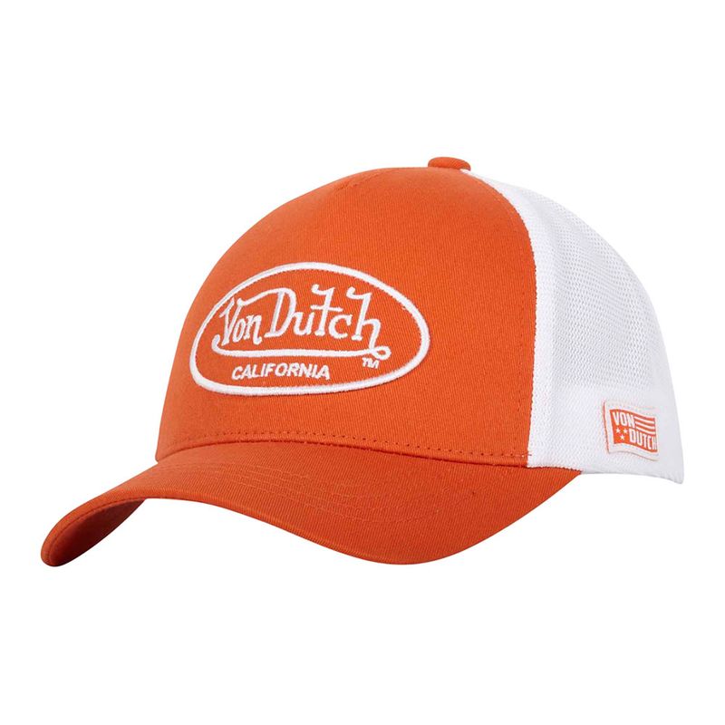 GorraBaseball(Blanco/Naranja)