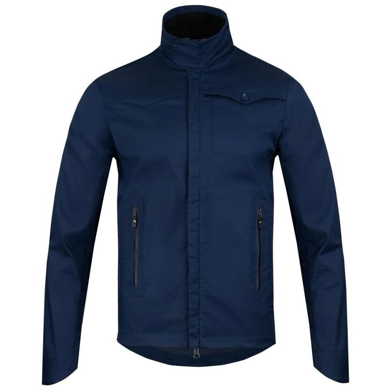 Vulpine Mens Harrington Rain Jacket (Classic Navy) | Sportpursuit.com