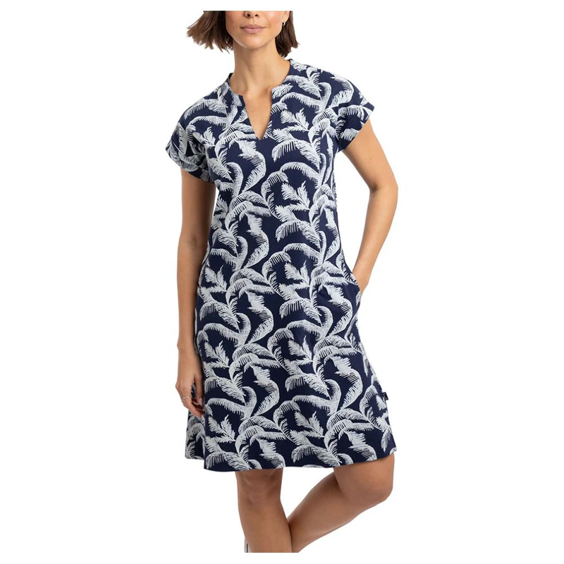 weird fish ladies dresses Womens Suffolks Printed Jersey Dress (Ink) green slip dress