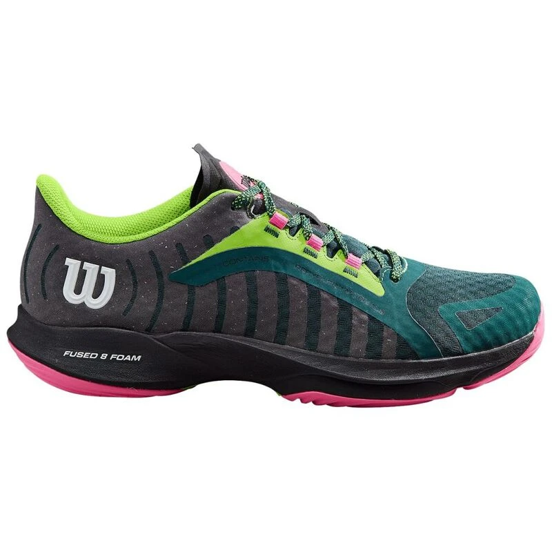 Wilson Womens Hurakn Pro Padel Shoes Green Sportpursuit com