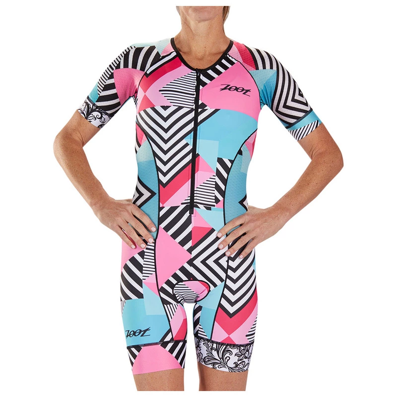 Zoot LTD Aero Ali´i 19 半袖トライスーツ Zoot Womens LTD Tri Short Sleeved Aero Racesuit (Cali 19) | Sportpursu
