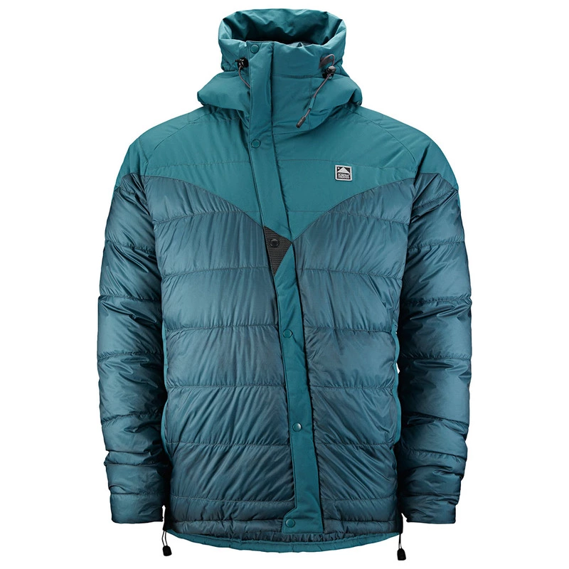 KLATTERMUSEN Atle サイズM Klattermusen Mens Atle 2.0 Down Jacket (Mountain Logo - Deep Sea ) | S