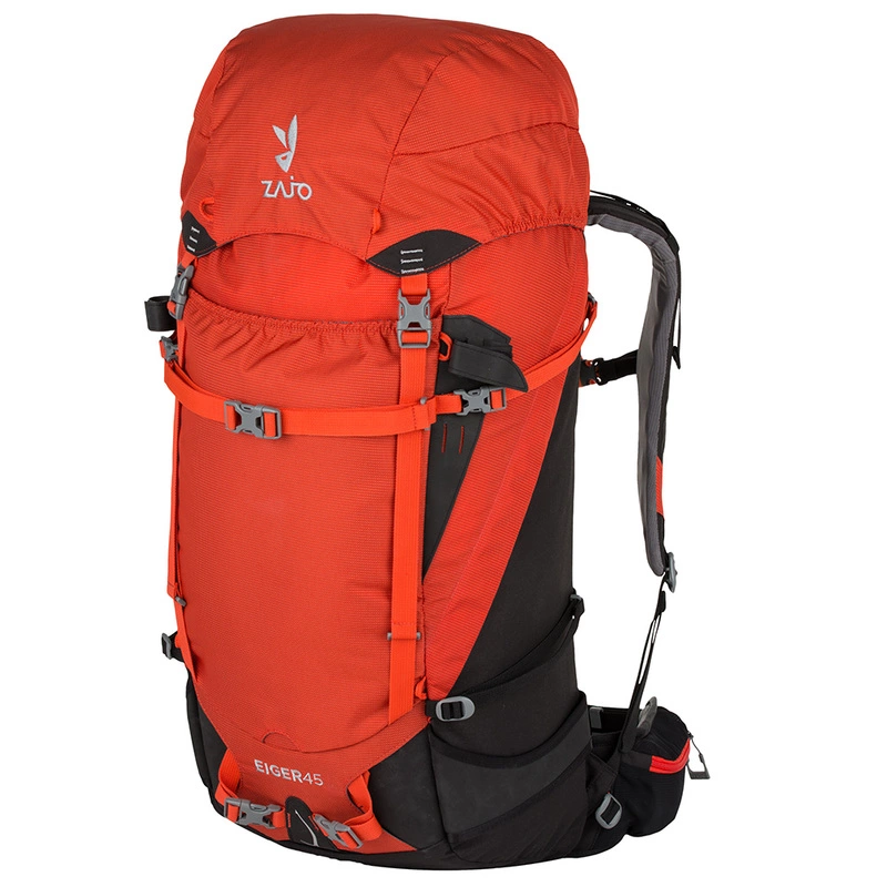Zajo Eiger 45L Rucksack (Red/Black) | Sportpursuit.com