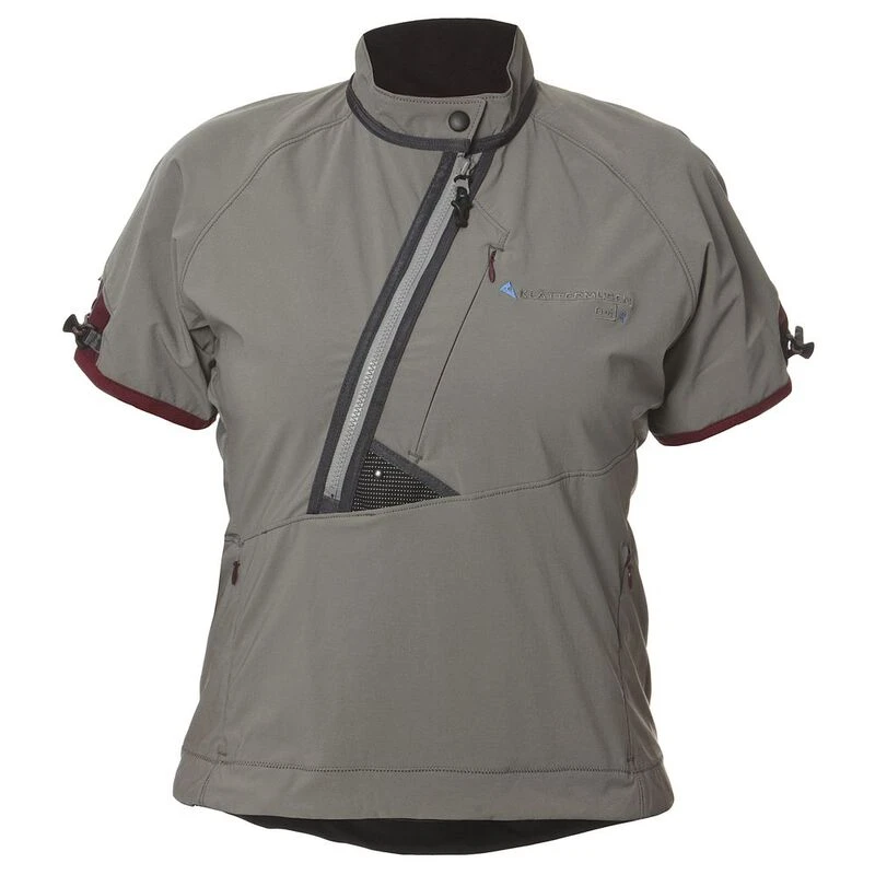 Klattermusen Womens Frej Short Sleeve Top (Grey) | Sportpursuit.com