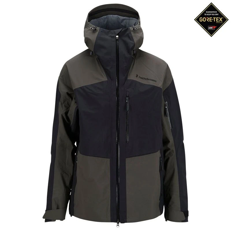 Peak Performance Mens Heli Gravity Jacket (Black Olive) | Sportpursuit