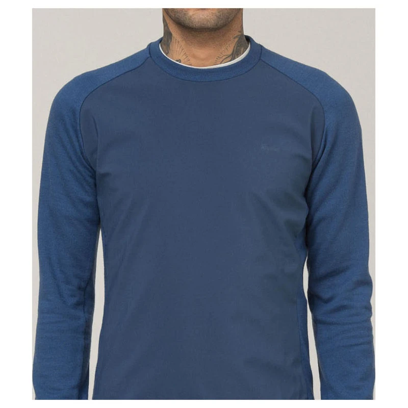 Rapha Mens Merino Windblock Pullover (Dark Blue) | Sportpursuit.com