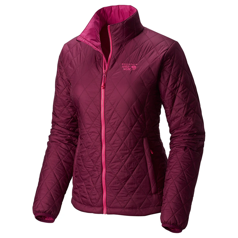 Women's Raspberry Jacket Mountain Hardwear Womens Thermostatic Jacket (Dark Raspberry) | Sportp