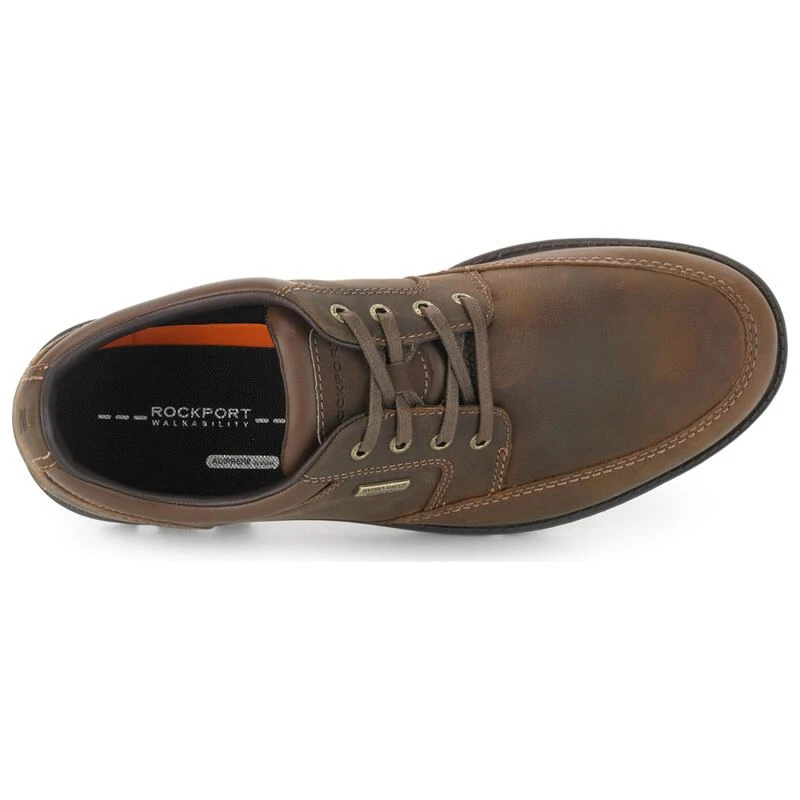 Rockport Mens Rugged Bucks Waterproof Mudguard Shoes (Tan) | Sportpurs