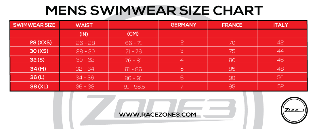 Zone 3 Size Guide