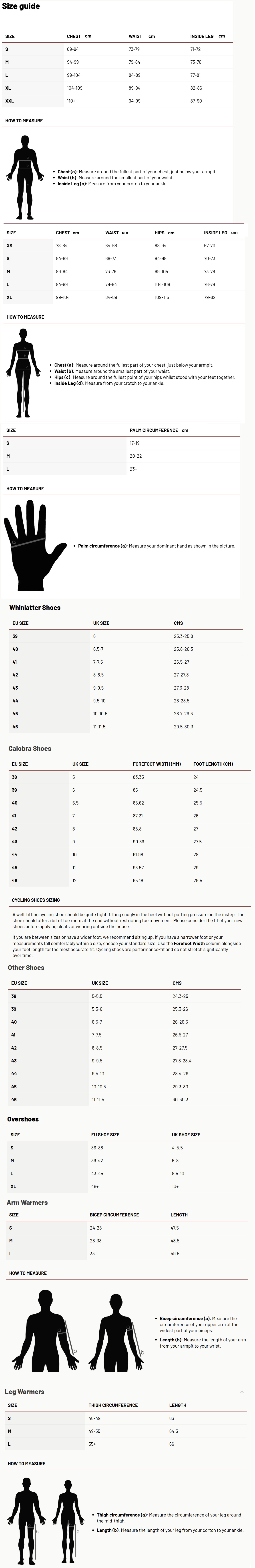 Bts Rivelo Rivelo Size Guide