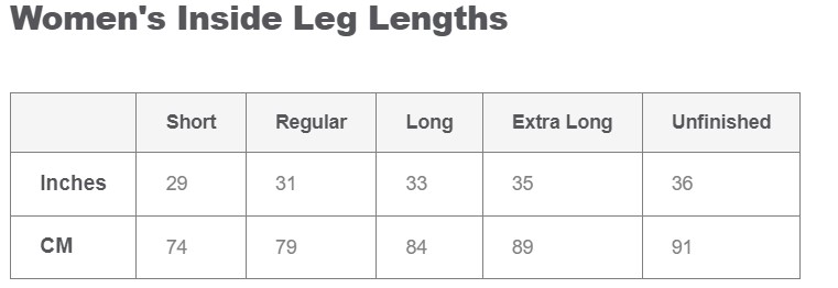 Rohan Size Guide